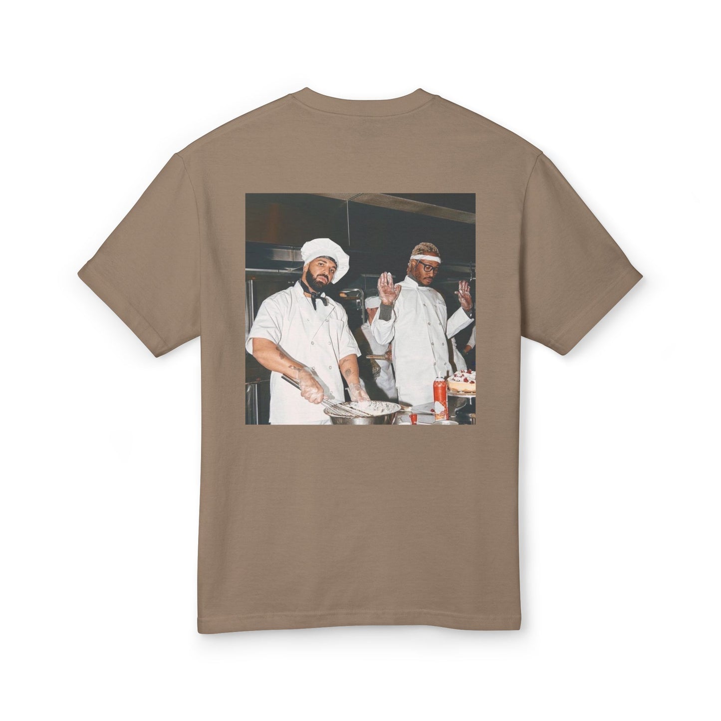 Two chefs in the kitchen cheffing it up Tee: Unisex Garment-Dyed Heavyweight Cotton Tee