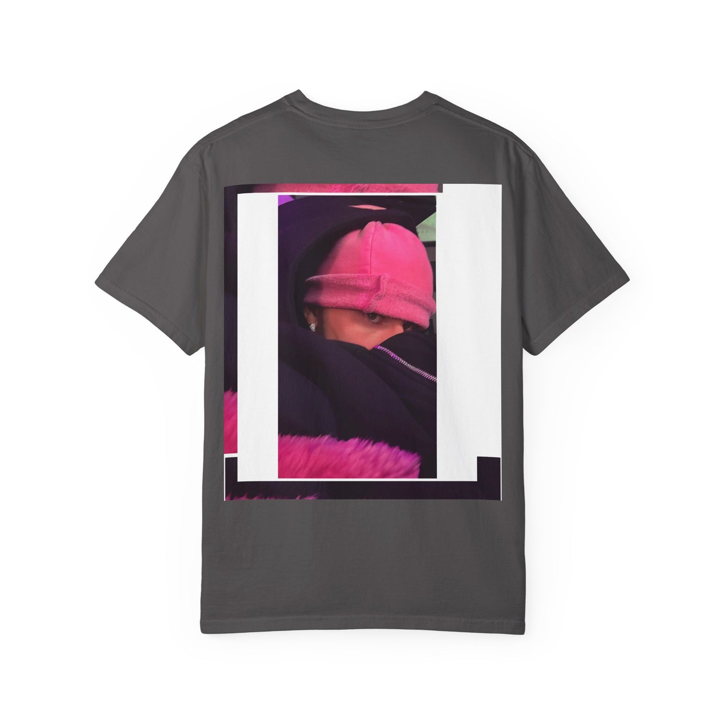 Pink Beanie Pop Star Graphic T- Shirt