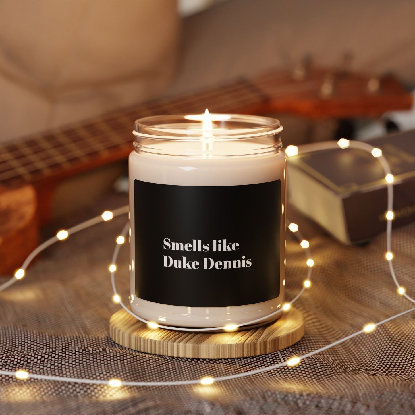 Smells like Duke Dennis Candle