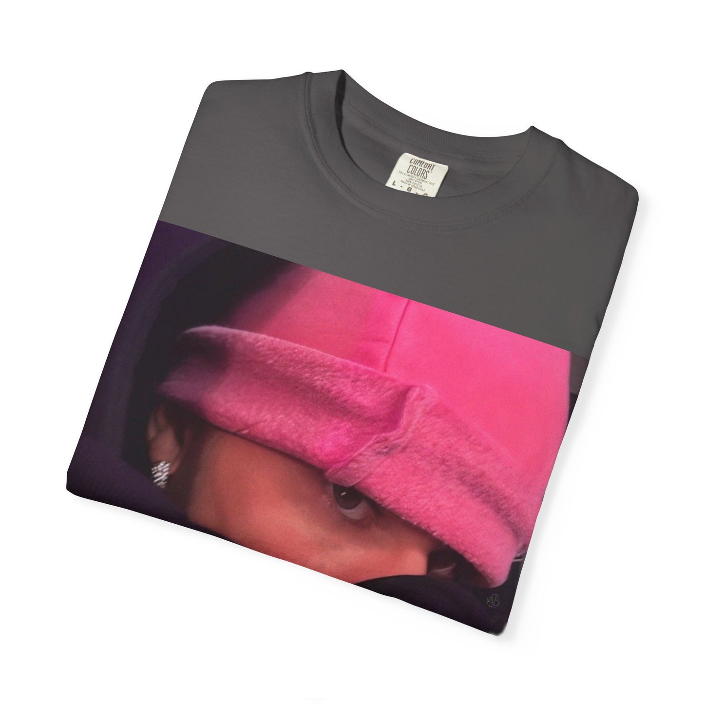 Pink Beanie Pop Star Graphic T- Shirt