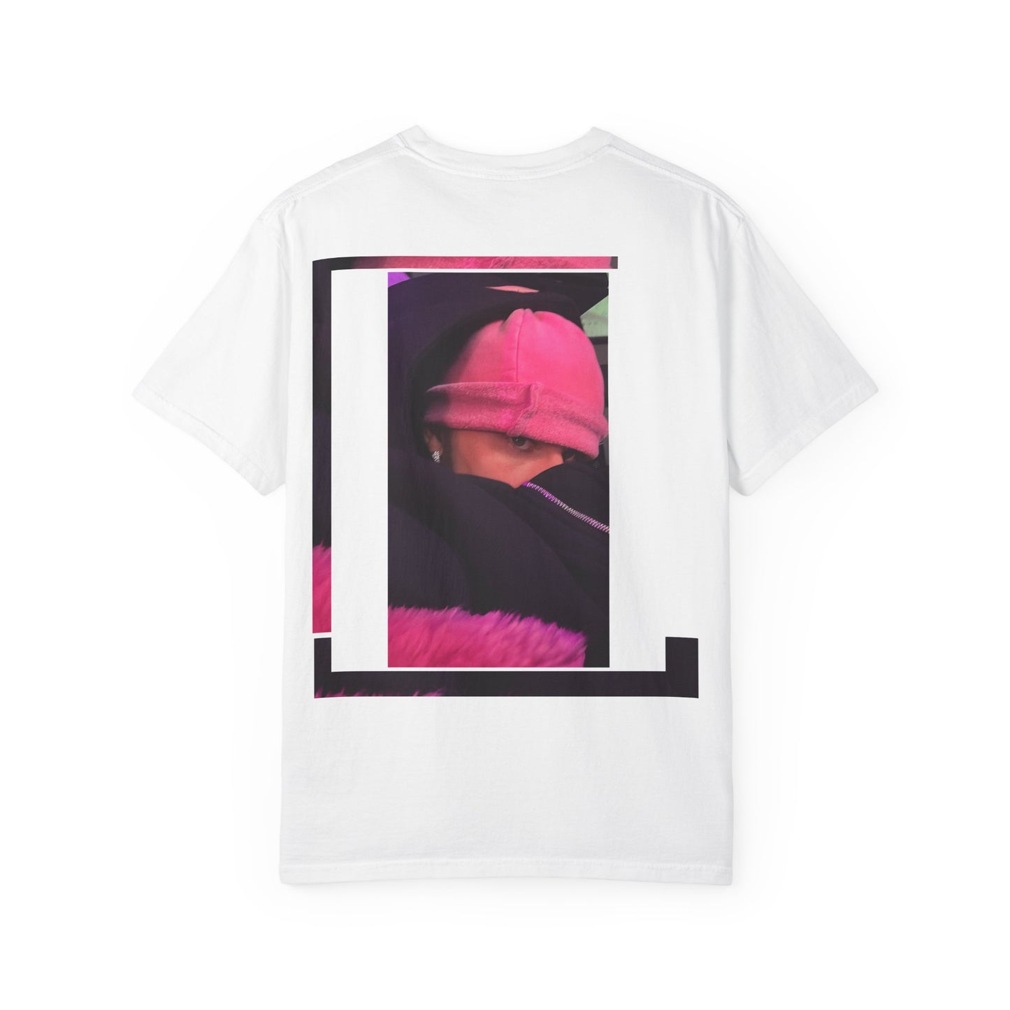 Pink Beanie Pop Star Graphic T- Shirt