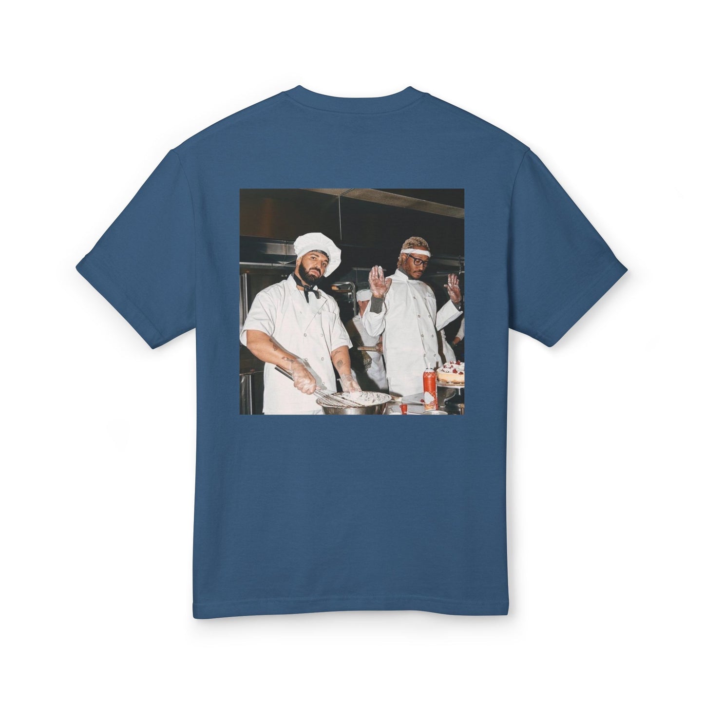 Two chefs in the kitchen cheffing it up Tee: Unisex Garment-Dyed Heavyweight Cotton Tee