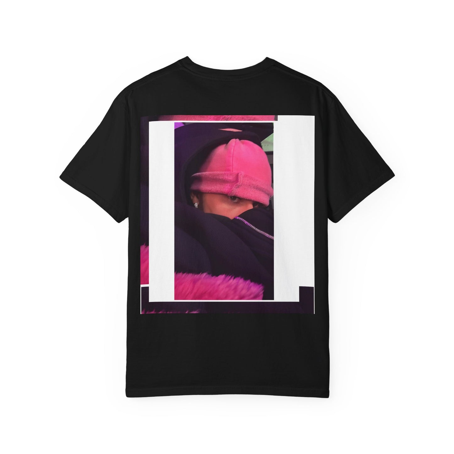 Pink Beanie Pop Star Graphic T- Shirt