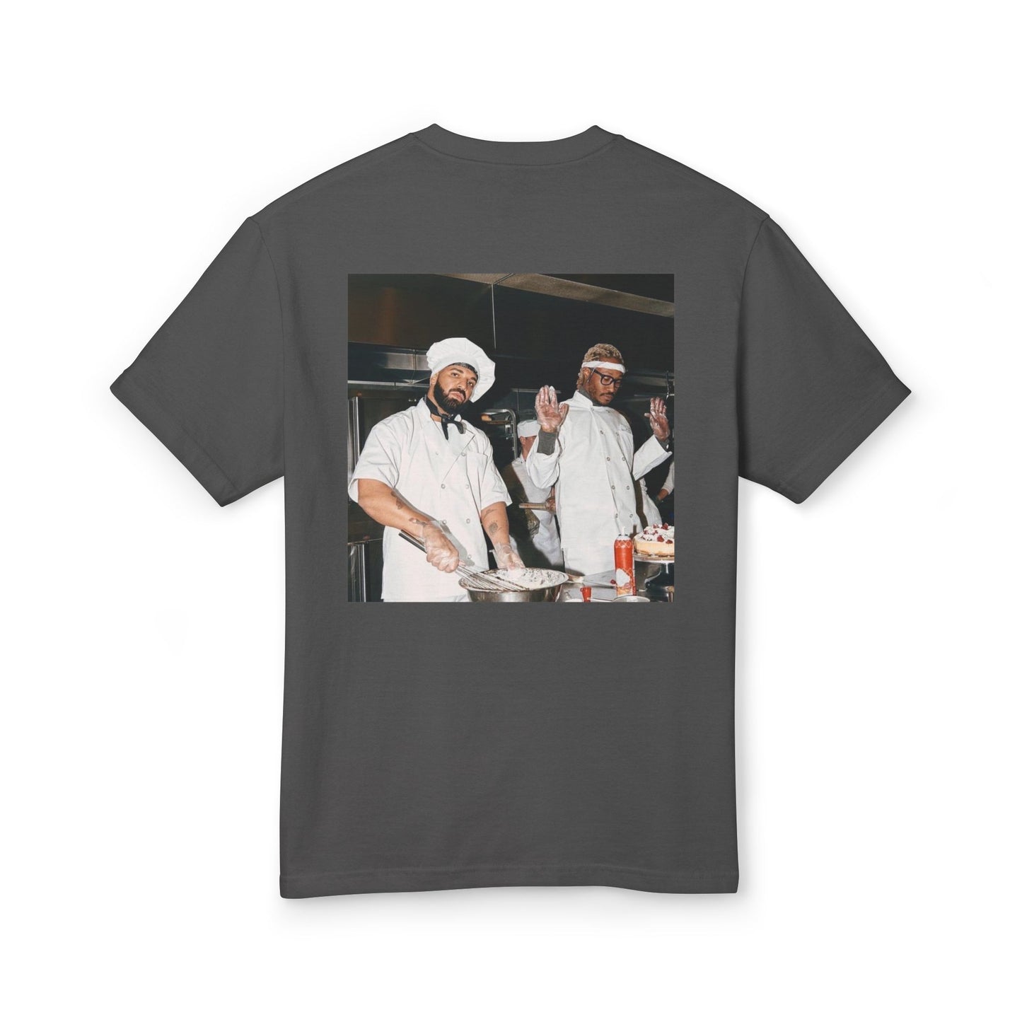 Two chefs in the kitchen cheffing it up Tee: Unisex Garment-Dyed Heavyweight Cotton Tee