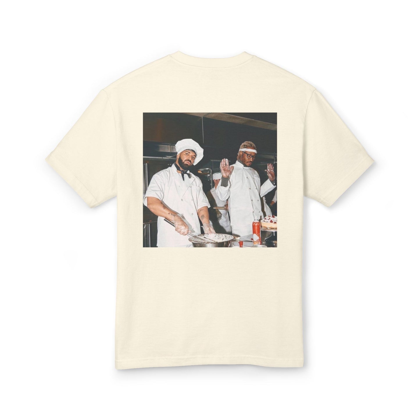 Two chefs in the kitchen cheffing it up Tee: Unisex Garment-Dyed Heavyweight Cotton Tee