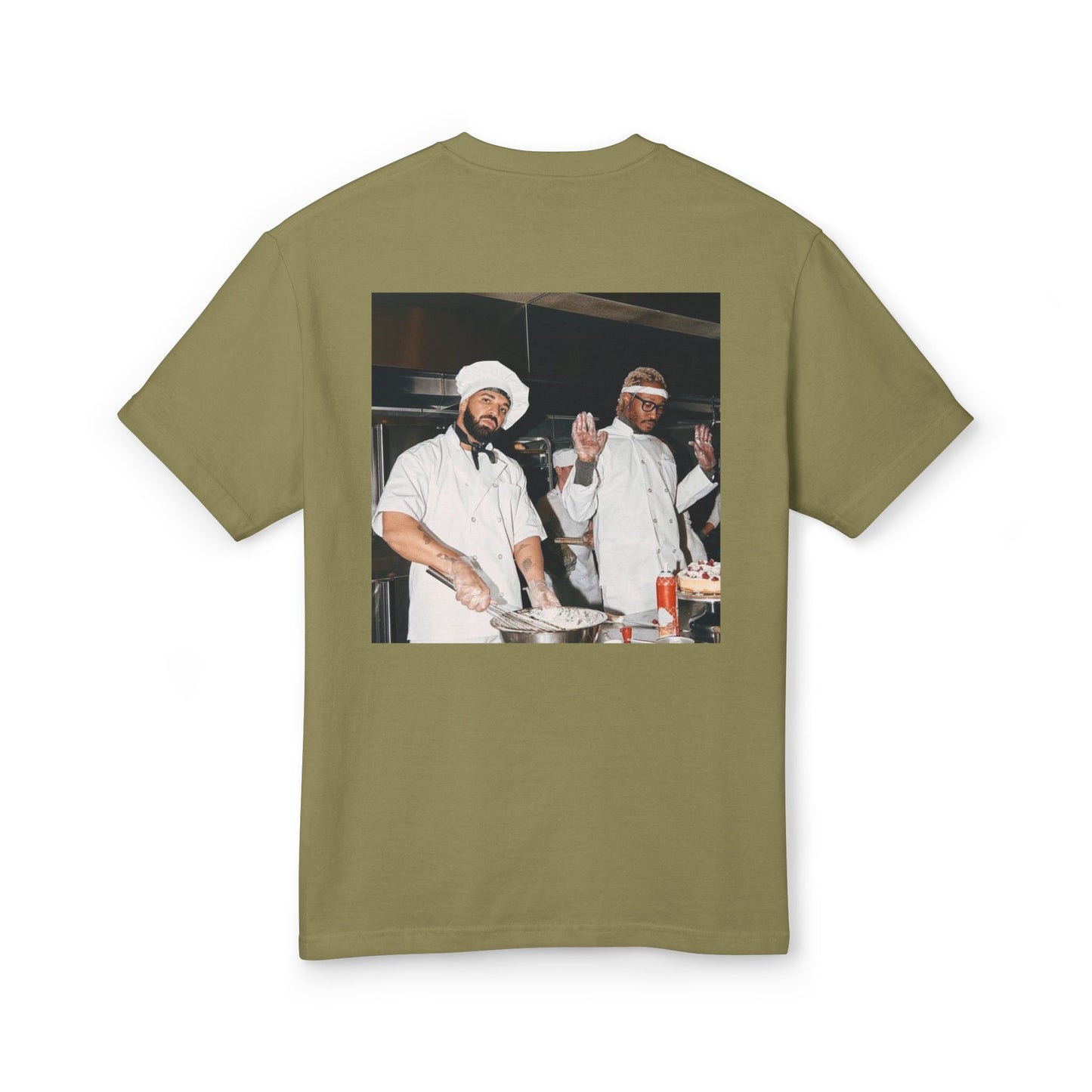 Two chefs in the kitchen cheffing it up Tee: Unisex Garment-Dyed Heavyweight Cotton Tee